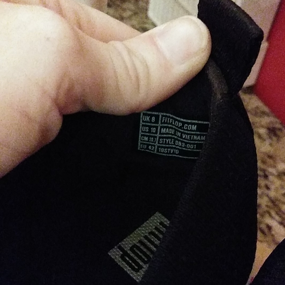 0316 Fitflop Uberknit Slip On Ballerina Shoes - Picture 6 of 8